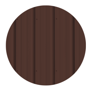 Brown metal color swatch