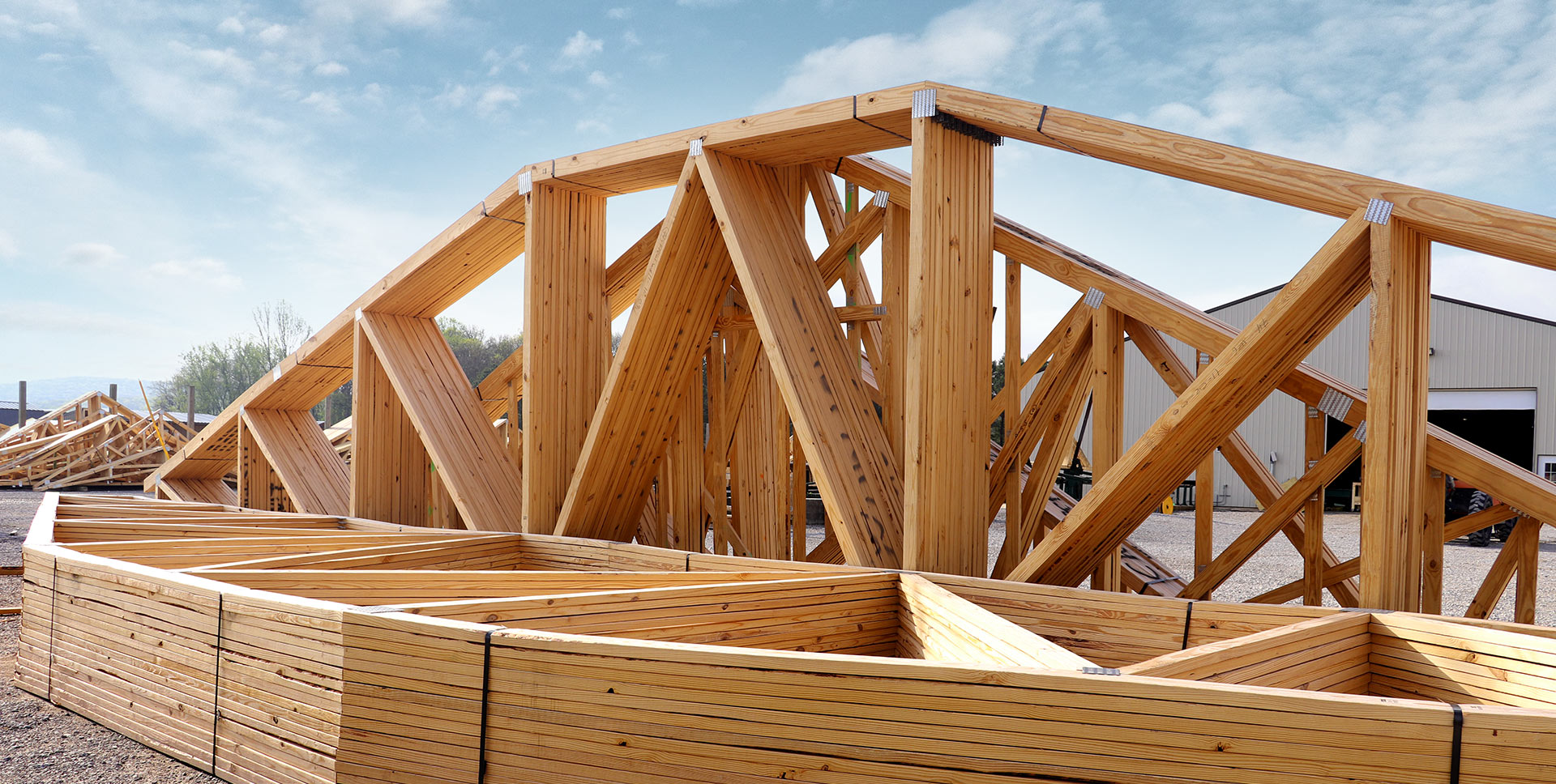 Trusses by Mountain view construction in Tennessee